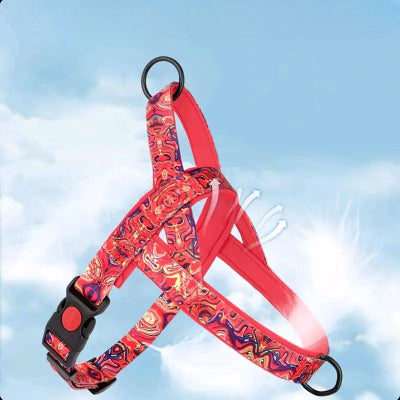 Harnais pour chien - DogSafeHarness™ Rouge posture