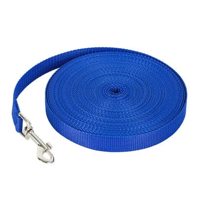 Longe pour chien nylon 2 bleu