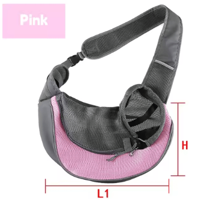 Sac de transport pour chien variante rose
