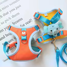 harnais chiot motifs elephant