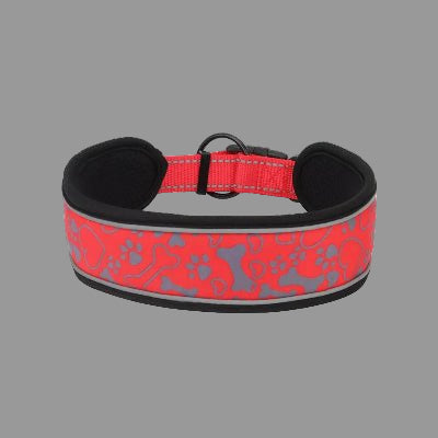 Collier reflechissant pour chienvVisioSafe rouge