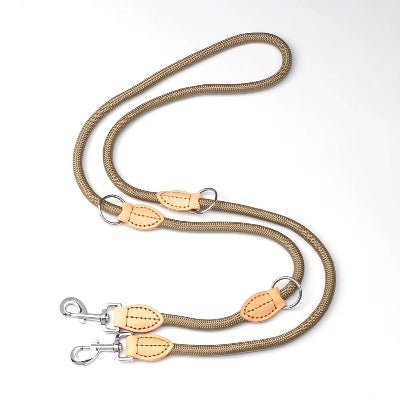 Laisse pour chien polyvalente beige