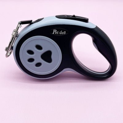 Laisse pour chien retractable noir