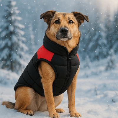 Vetement chien rouge