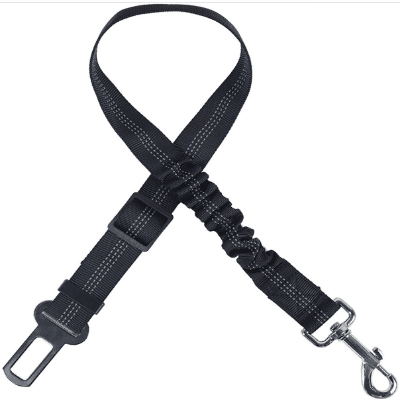 ceinture chien voiture noir