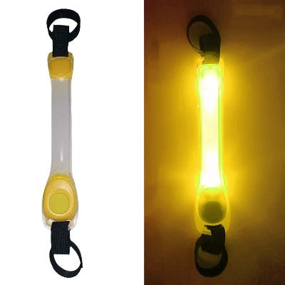 collier chien lumineux bande lumineuse  jaune