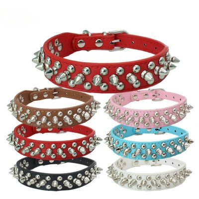 Collier pour chien | Spike et rivet - Chien à l'honneur