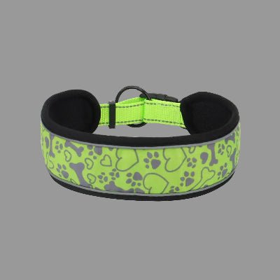 Collier reflechissant pour chien visioSafe clair jaune