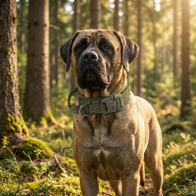 Colliers pour chien vert arme variante