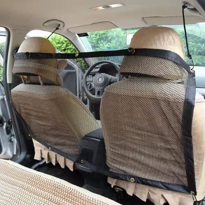 Filet chien voiture banc