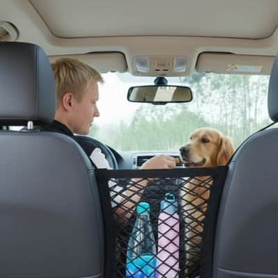 Filet chien voiture securitaire
