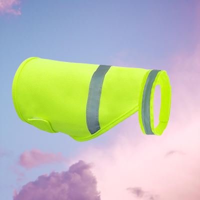 Gilet Réfléchissant - ReflectiveDogVest™ - Vert - Chien à l'honneur