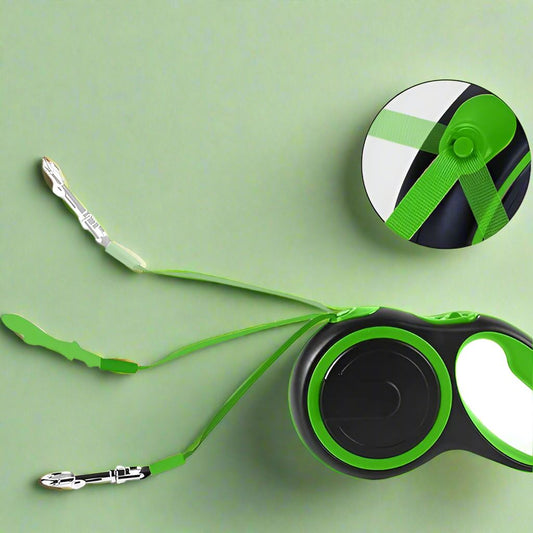Laisse de chien - MaxLeash™ - Vert - Chien à l'honneur
