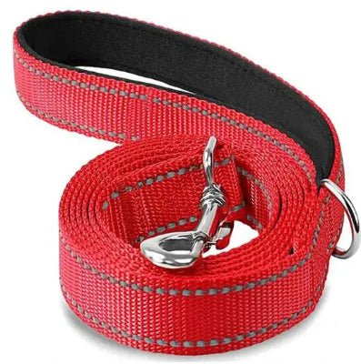 laisse pour chien reflective 2 rouge