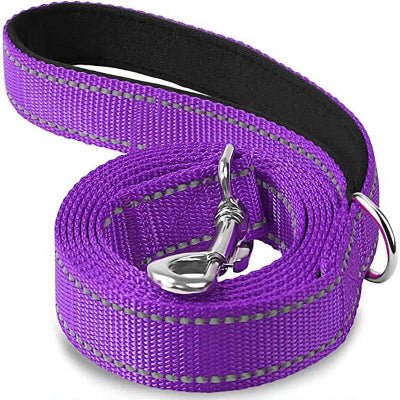 laisse pour chien reflective 3 mauve