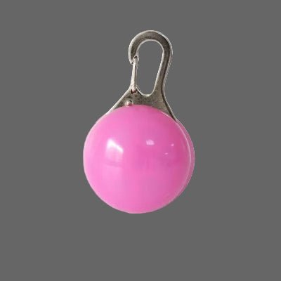 lumière collier chien rose
