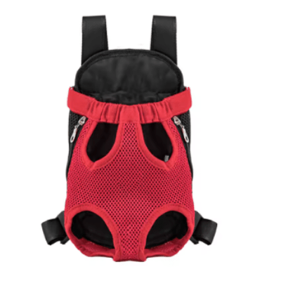 sac de transport chien rouge