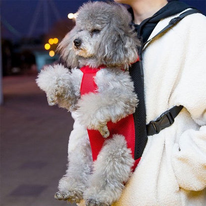 Sac de transport chien rouge parfait