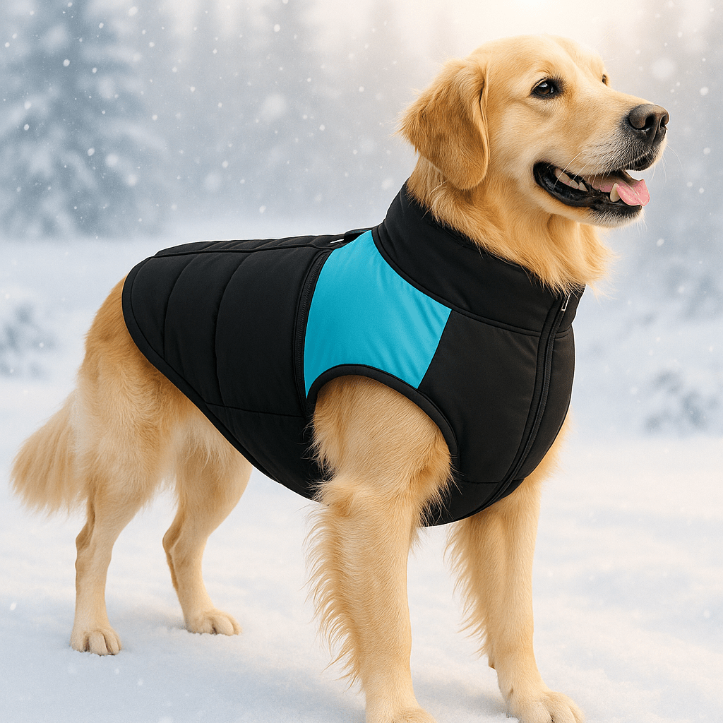 vetement chien bleu variante